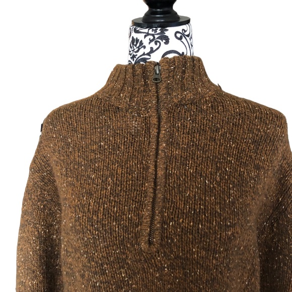 Woolwich Lambswool 1/4 zip Sweater - Picture 5 of 12